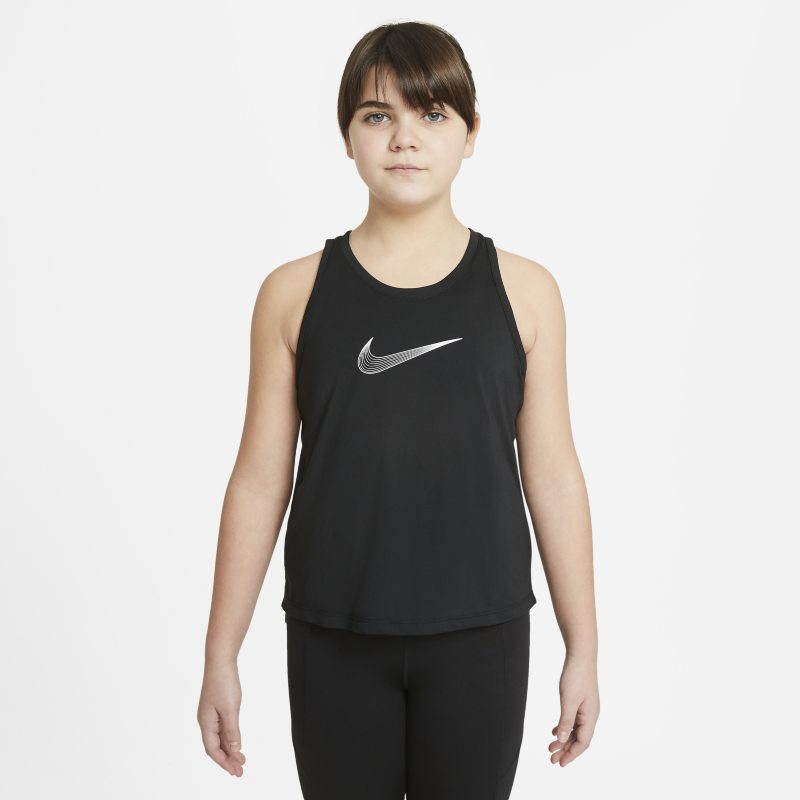Nike Dri-FIT Trophy Camiseta de tirantes de entrenamiento - Niña - Negro
