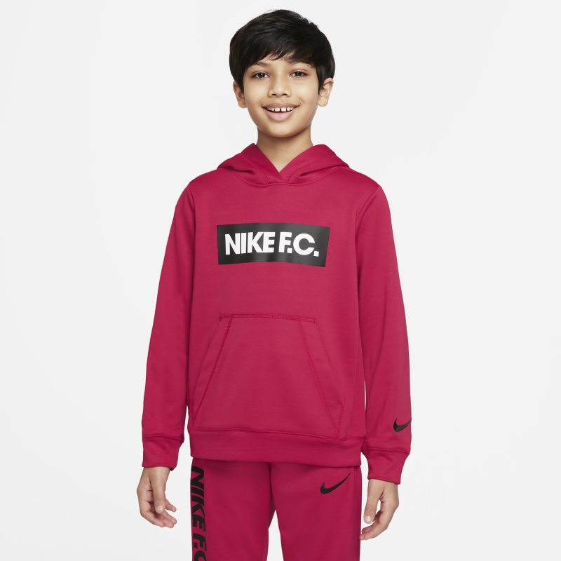 Nike F.C. Sudadera con capucha de fútbol - Niño/a - Rojo