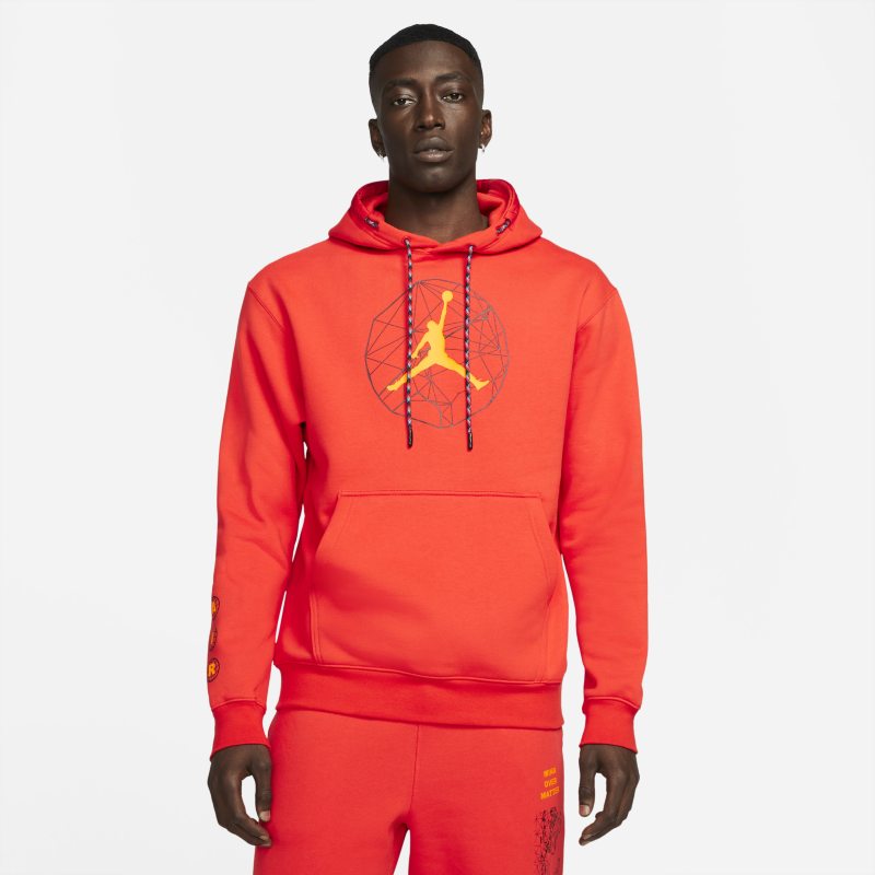 Jordan Essentials Mountainside Sudadera con capucha y estampado - Hombre - Rojo