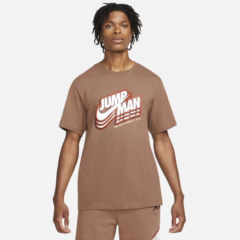 Jordan Jumpman Camiseta de manga corta con estampado - Hombre - Marrón