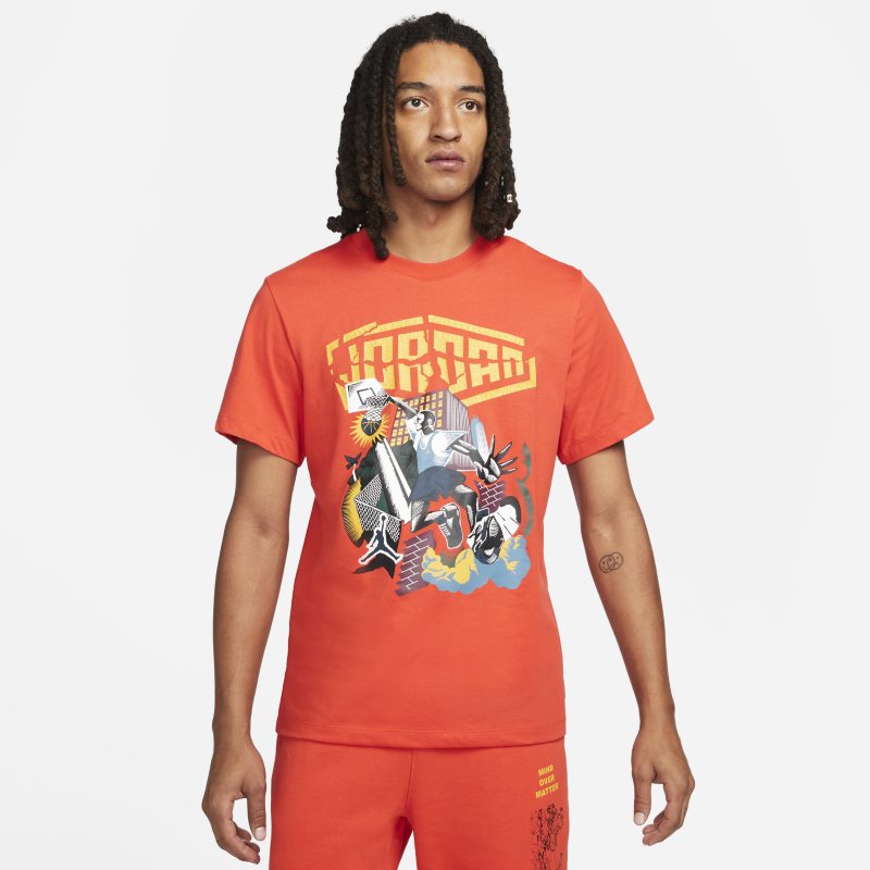 Jordan Sport DNA Camiseta de manga corta - Hombre - Rojo