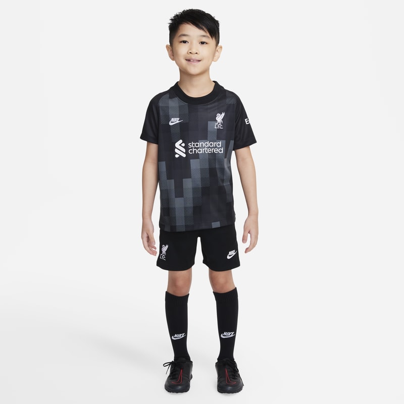  Equipación  de portero Liverpool FC 2021/22 Equipación de fútbol - Niño/a pequeño/a - Negro