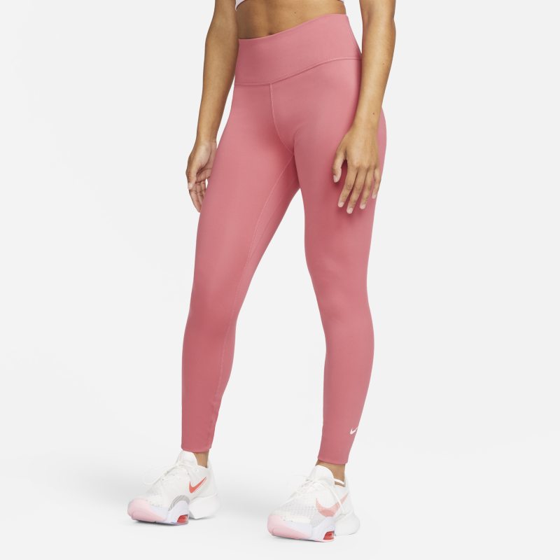 Nike Dri-FIT One Leggings de talle medio - Mujer - Rosa