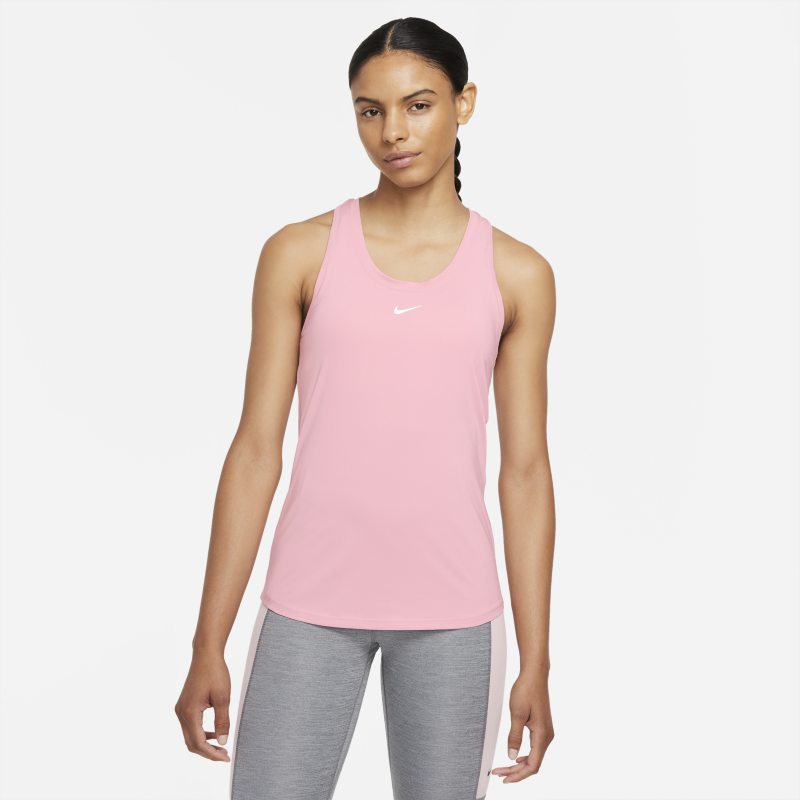 Damska koszulka bez rękawów o dopasowanym kroju Nike Dri-FIT One - Różowy
