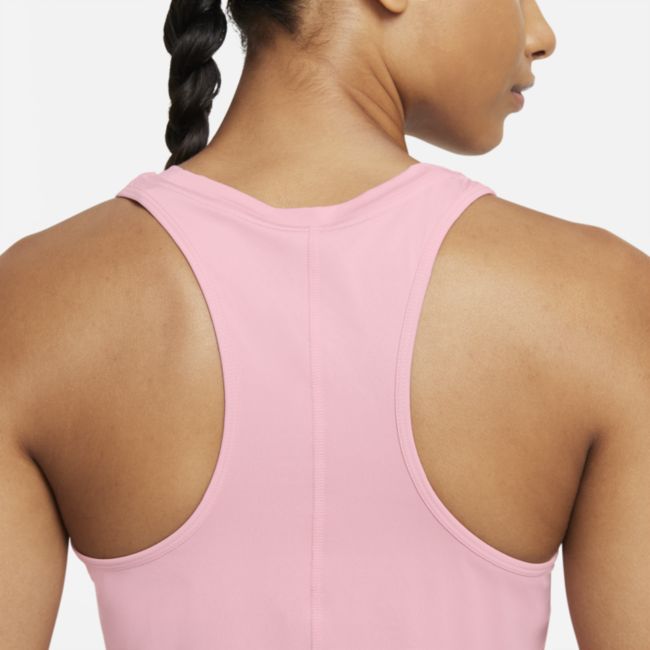 Damska koszulka bez rękawów o dopasowanym kroju Nike Dri-FIT One - Różowy