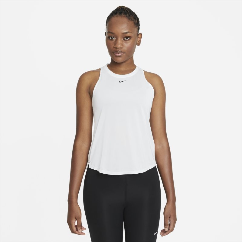 Nike Dri-FIT One Camiseta de tirantes de ajuste estándar - Mujer - Blanco