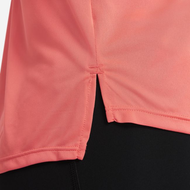 Damska koszulka z długim rękawem o standardowym kroju Nike Dri-FIT One - Pomarańczowy