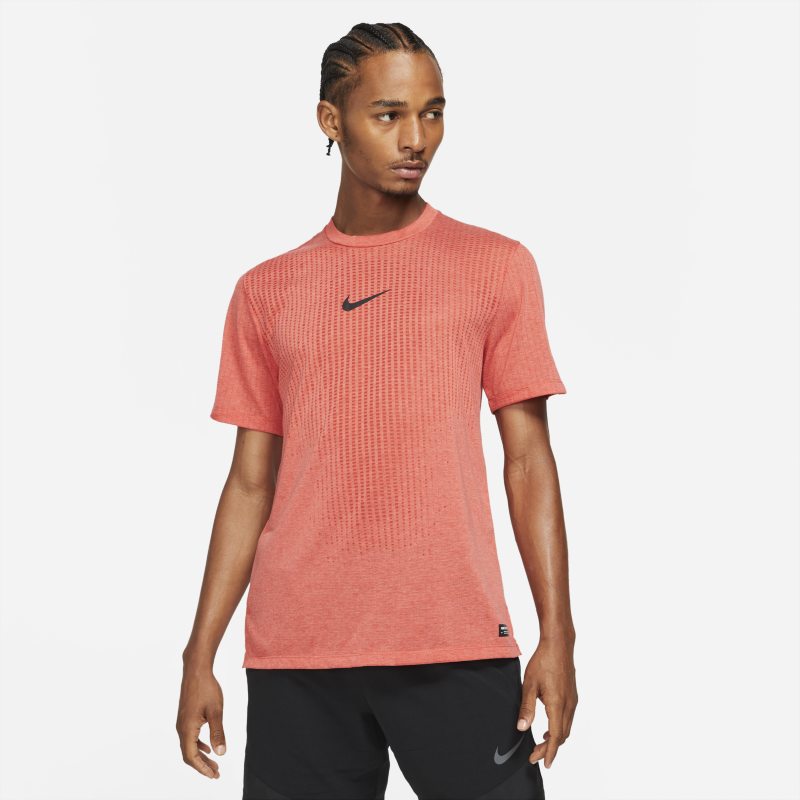 Kortärmad tröja Nike Pro Dri-FIT ADV för män - Röd