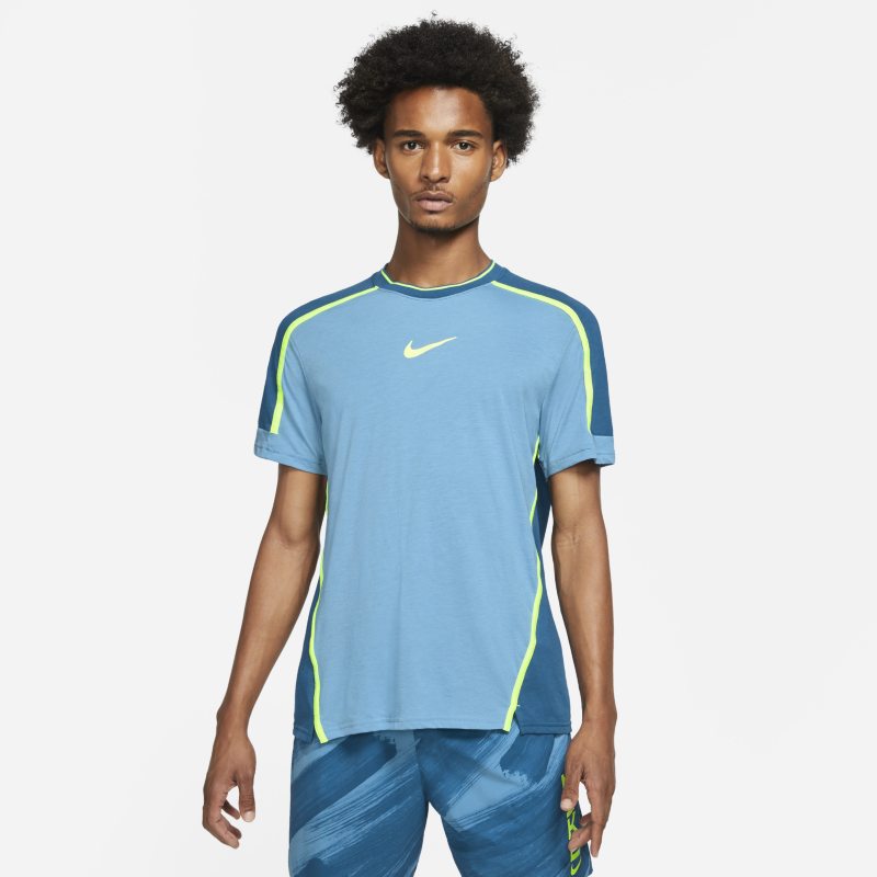 Nike Dri-FIT Sport Clash Camiseta de entrenamiento de manga corta - Hombre - Azul