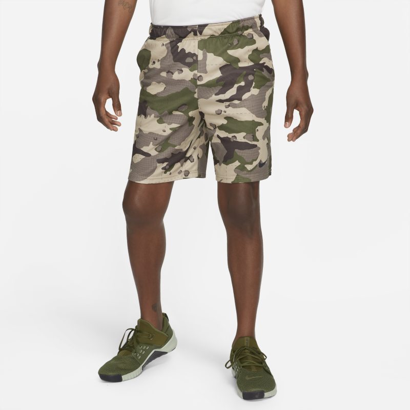 Nike Dri-FIT Pantalón corto de entrenamiento de camuflaje - Hombre - Marrón