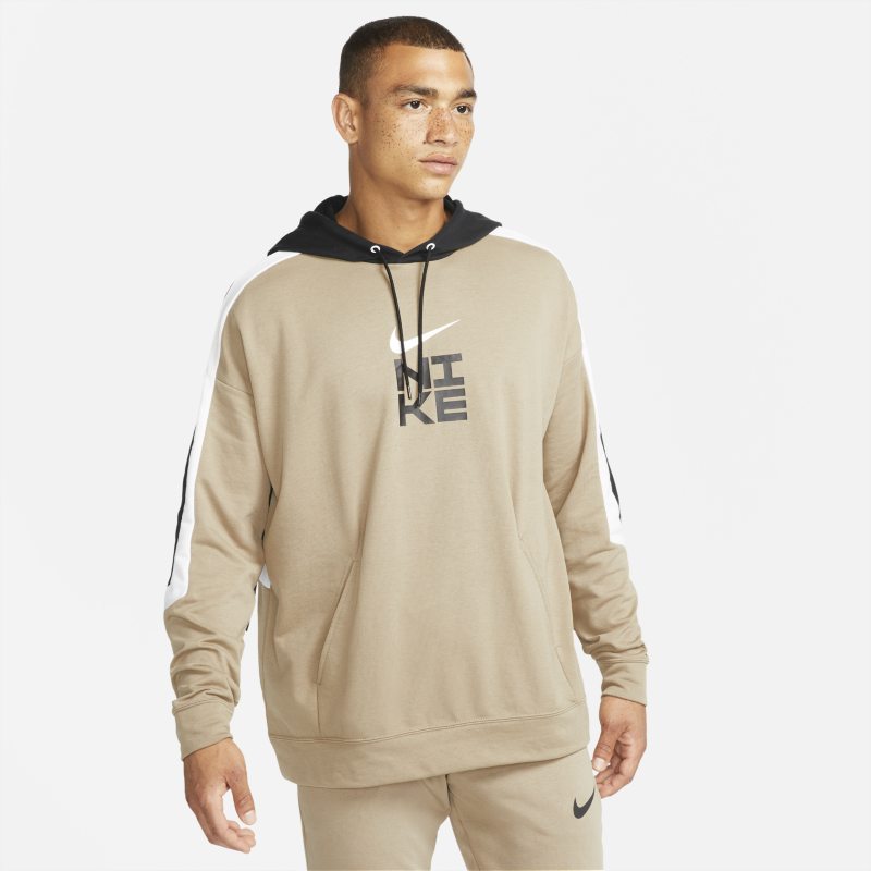 Nike Dri-FIT Sport Clash Sudadera con capucha de entrenamiento de tejido Fleece - Hombre - Marrón