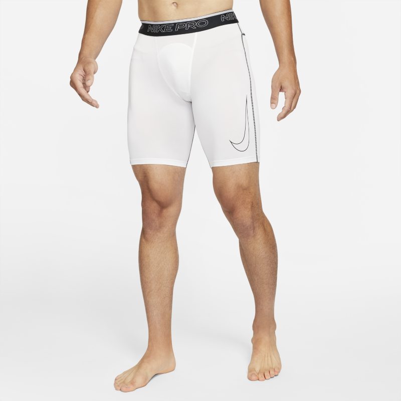 Nike Pro Dri-FIT Pantalón corto largo - Hombre - Blanco