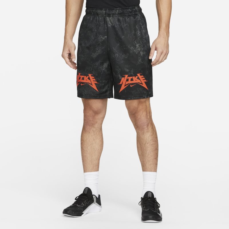 Nike Dri-FIT Story Pack Pantalón corto de entrenamiento con estampado y tejido Knit - Hombre - Marrón