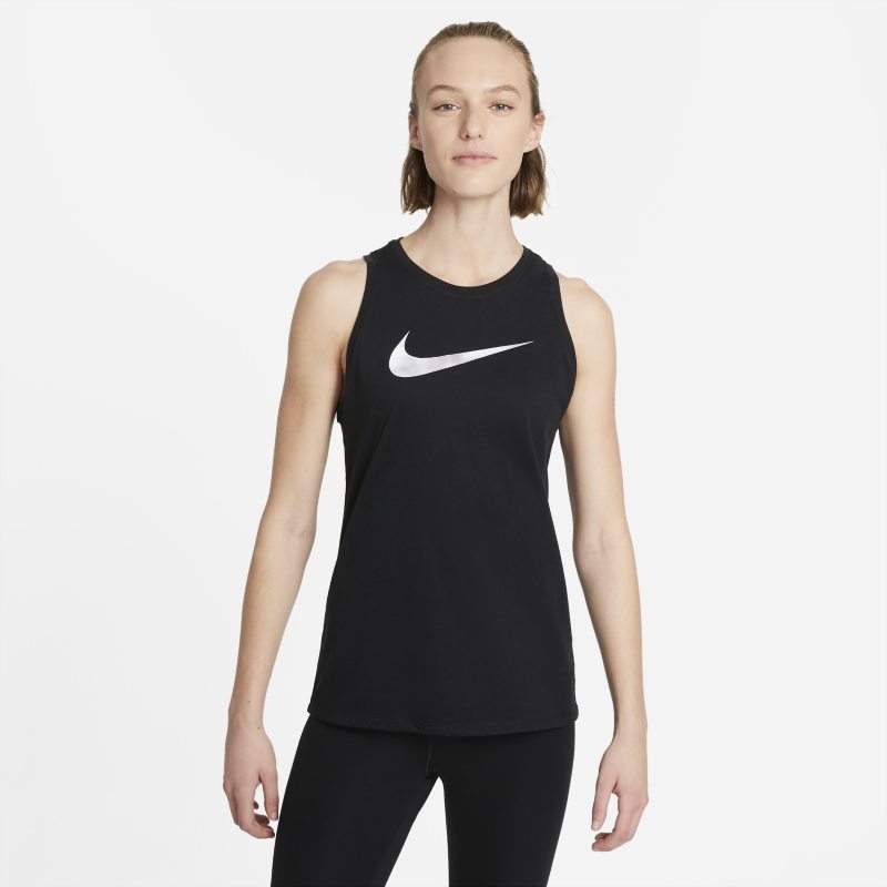 Damska koszulka treningowa bez rękawów Nike Dri-FIT - Czerń