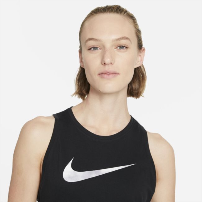 Damska koszulka treningowa bez rękawów Nike Dri-FIT - Czerń