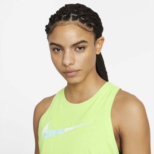 Damska koszulka treningowa bez rękawów Nike Dri-FIT - Zieleń