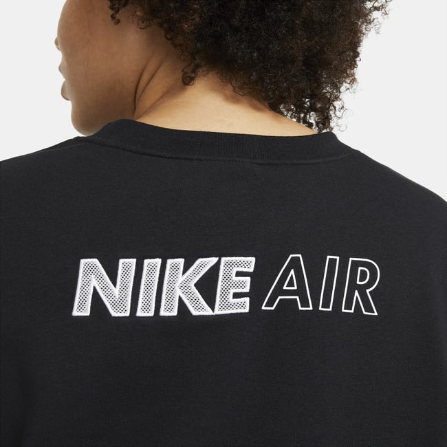 Bluza damska Nike Air (duże rozmiary) - Czerń