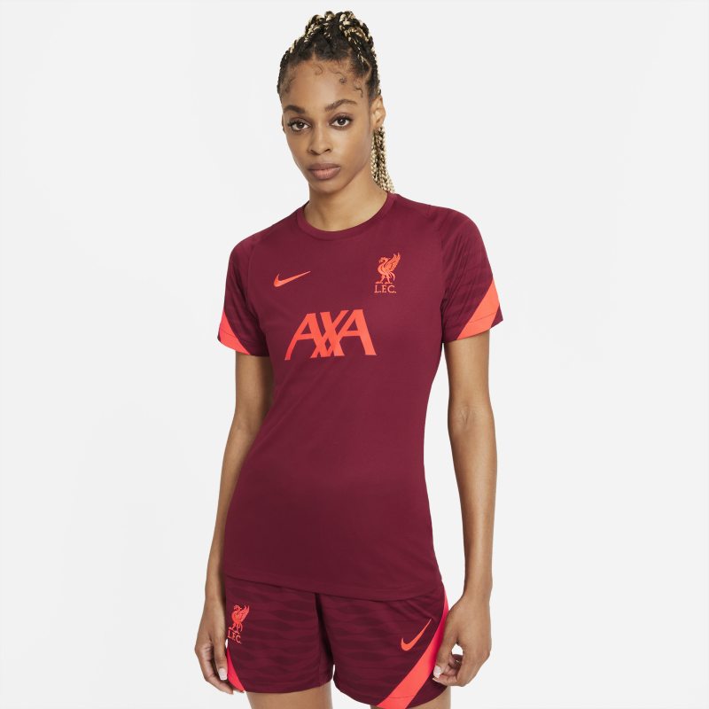 Liverpool FC Strike Camiseta de fútbol de manga corta Nike Dri-FIT - Mujer - Rojo