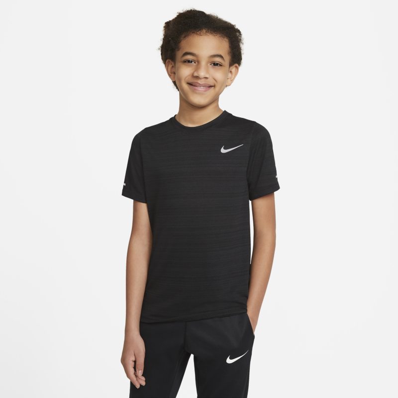 Nike Dri-FIT Miler Camiseta de entrenamiento - Niño - Negro