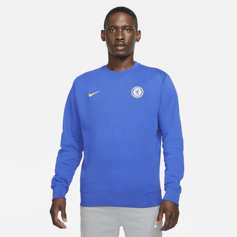 Męska bluza dresowa z dzianiny Chelsea FC - Niebieski