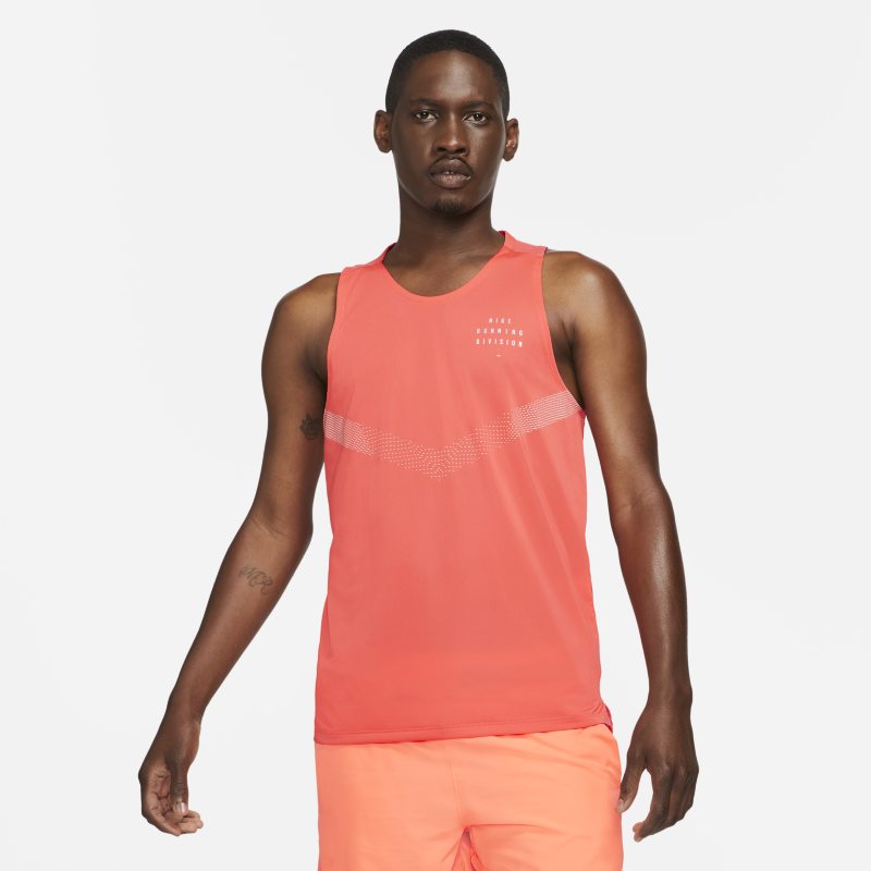 Nike Dri-FIT Rise 365 Run Division Camiseta de tirantes de running - Hombre - Naranja