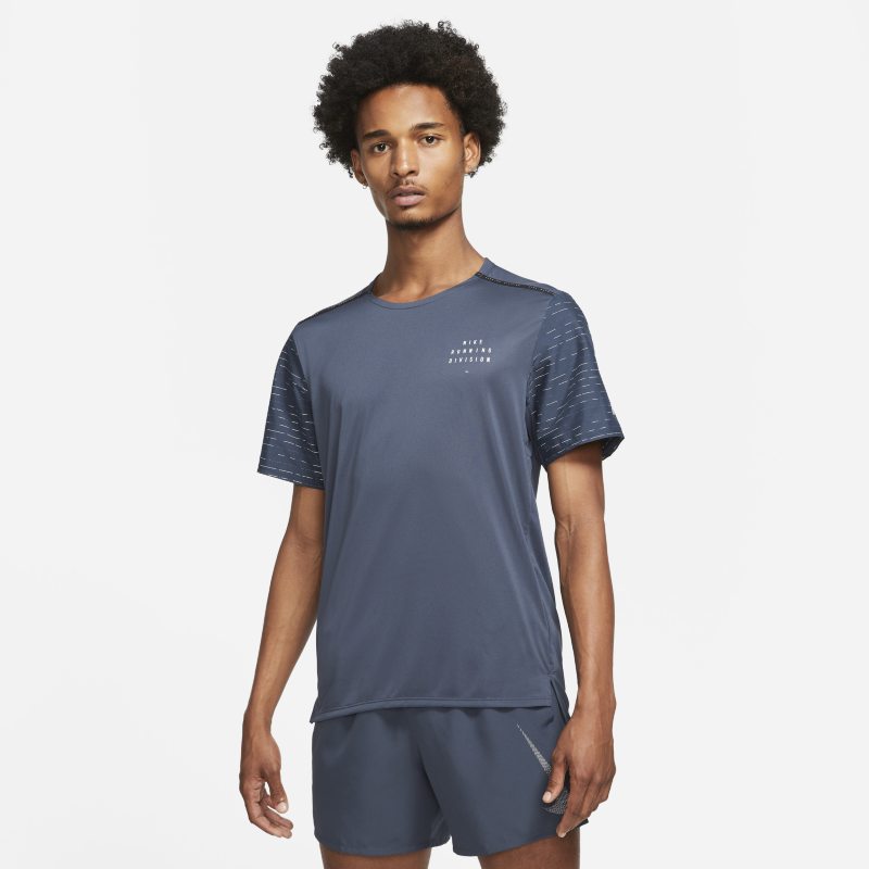 Nike Dri-FIT Rise 365 Run Division Camiseta de running de manga corta - Hombre - Azul