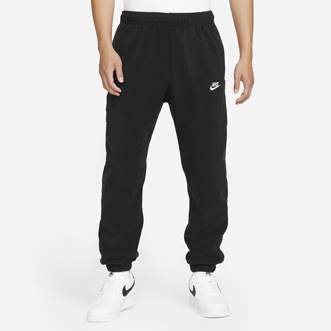 фото Мужские флисовые брюки nike sportswear sport essentials+ - черный