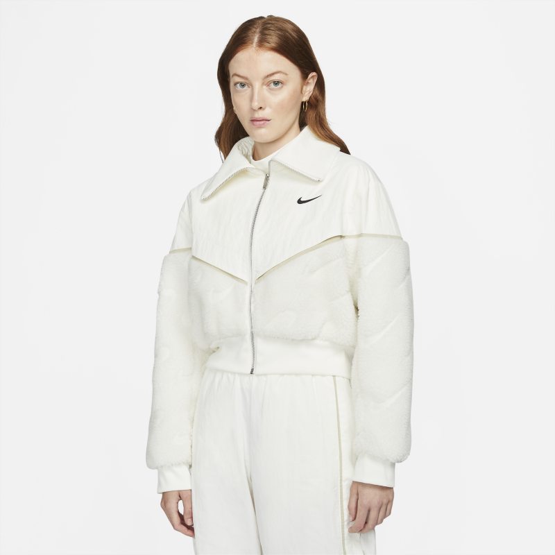 Nike Sportswear Icon Clash Chaqueta de tejido Fleece - Mujer - Gris