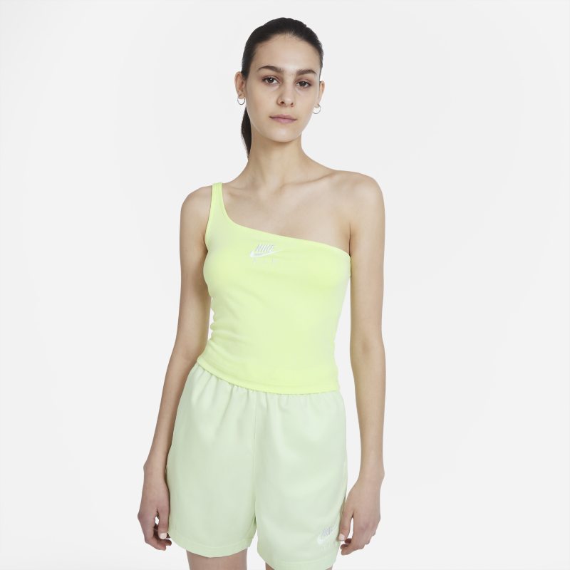 Nike Air Camisetas de tirantes asimétrica - Mujer - Verde