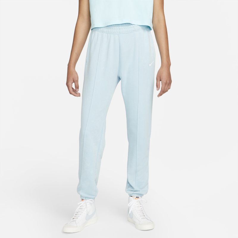 Nike Sportswear Essential Collection Pantalón de tejido Fleece lavado - Mujer - Azul