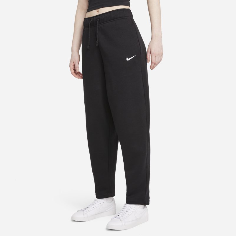 Nike Sportswear Collection Essentials Pantalón con curvas de tejido Fleece - Mujer - Negro