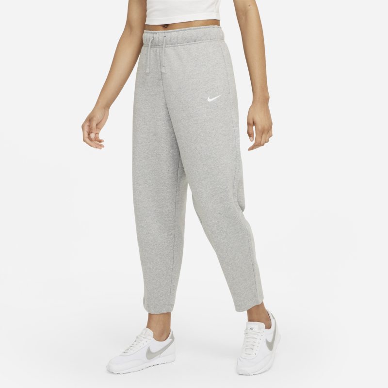 Nike Sportswear Collection Essentials Pantalón con curvas de tejido Fleece - Mujer - Gris