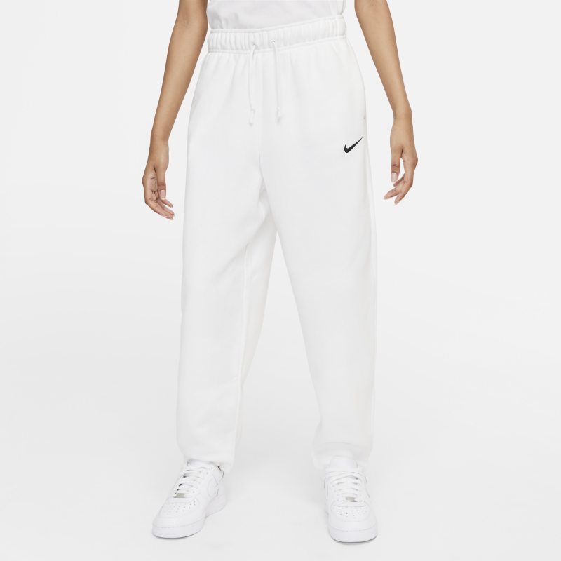 Nike Sportswear Collection Essentials Pantalón con curvas de tejido Fleece - Mujer - Blanco