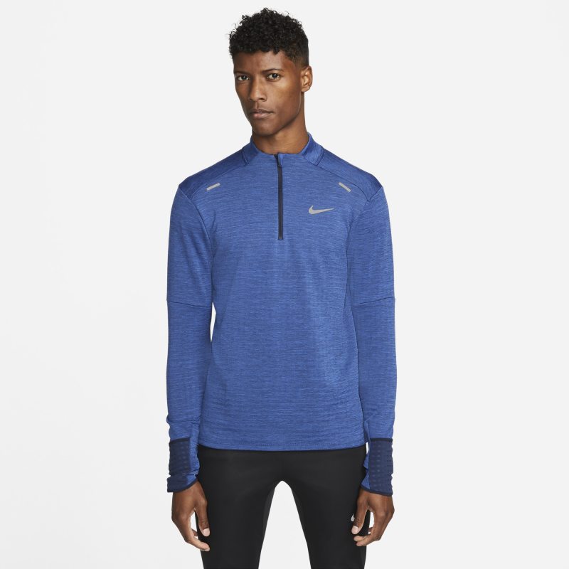 Nike Therma-FIT Repel Camiseta de running con cremallera de 1/4 - Hombre - Azul