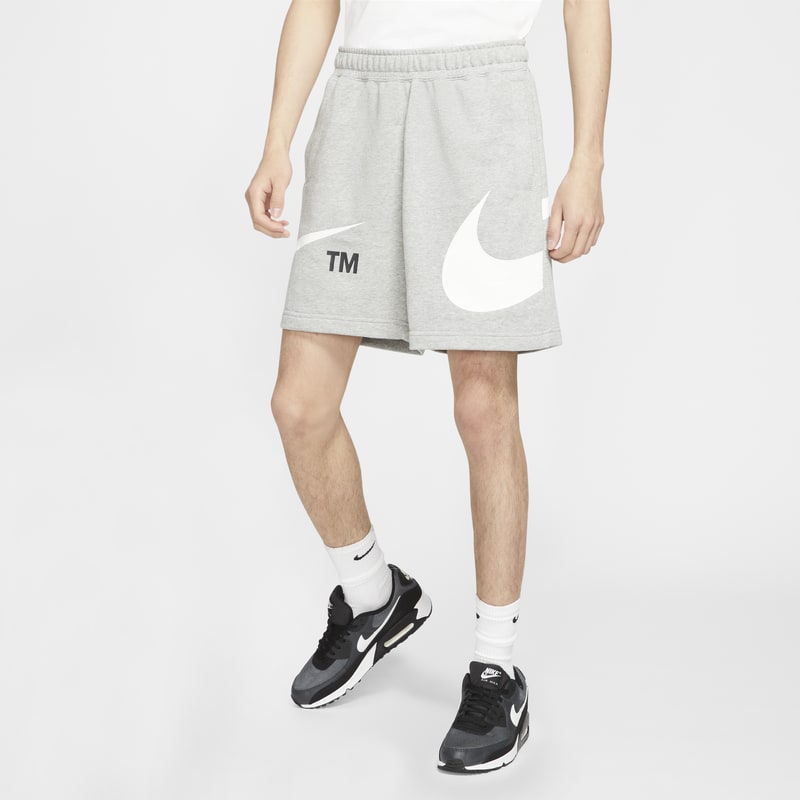 Nike Sportswear Swoosh Pantalón corto de tejido French terry - Hombre - Gris