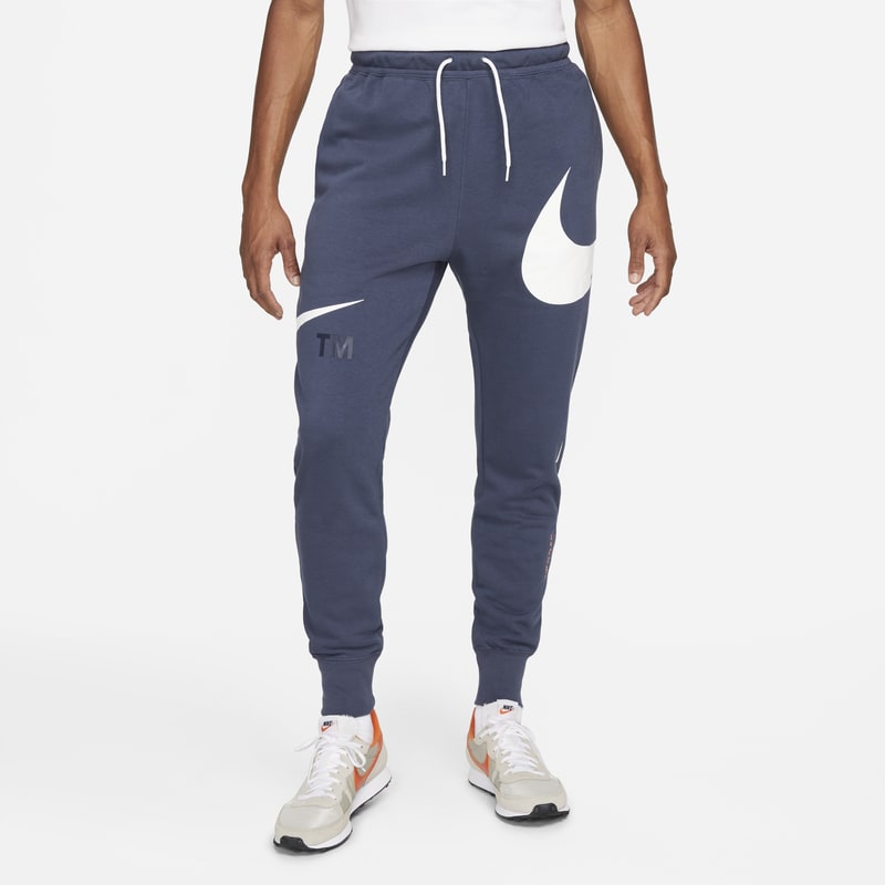 Nike Sportswear Swoosh Pantalón semicepillado en la parte posterior - Hombre - Azul