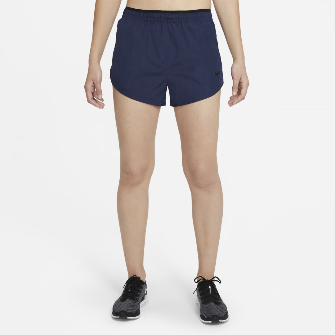 Nike Dri-fit Tempo Luxe Icon Clash Women's Running Shorts In Midnight ...