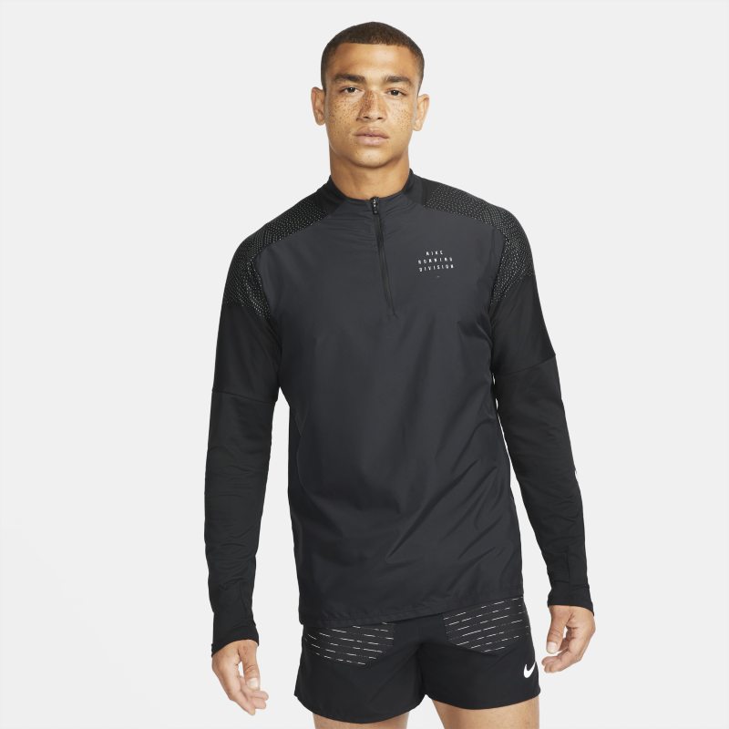 Nike Dri-FIT Run Division Flash Camiseta de running de media cremallera - Hombre - Negro Nike