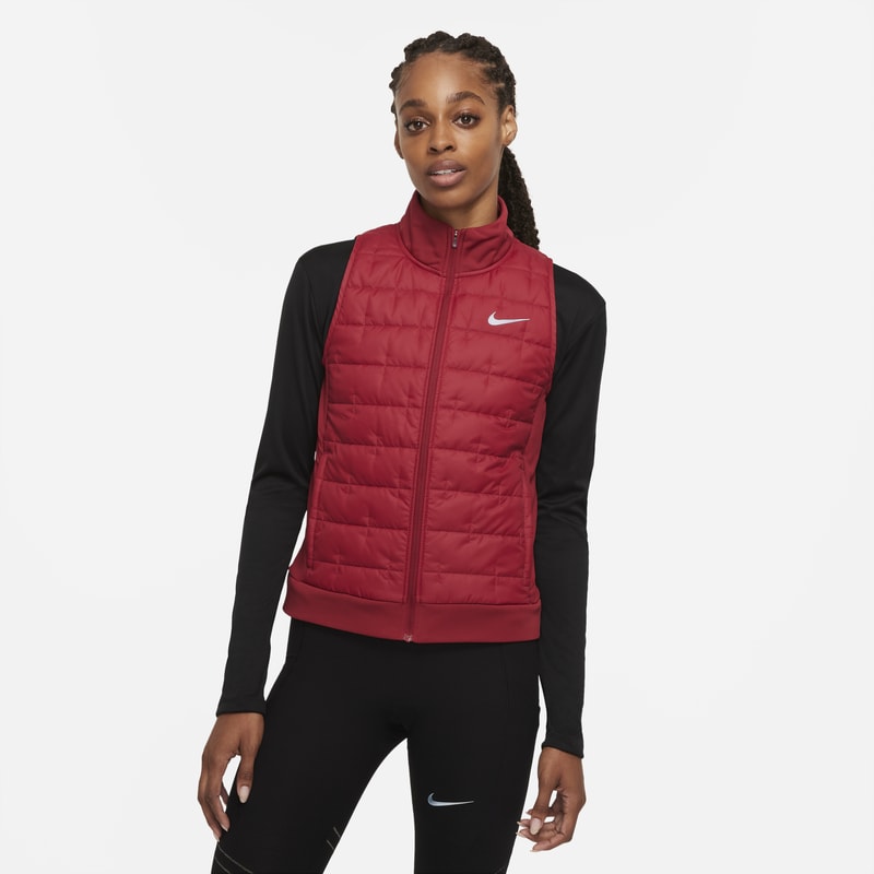 Nike Therma-FIT Chaleco de running con relleno sintético - Mujer - Rojo