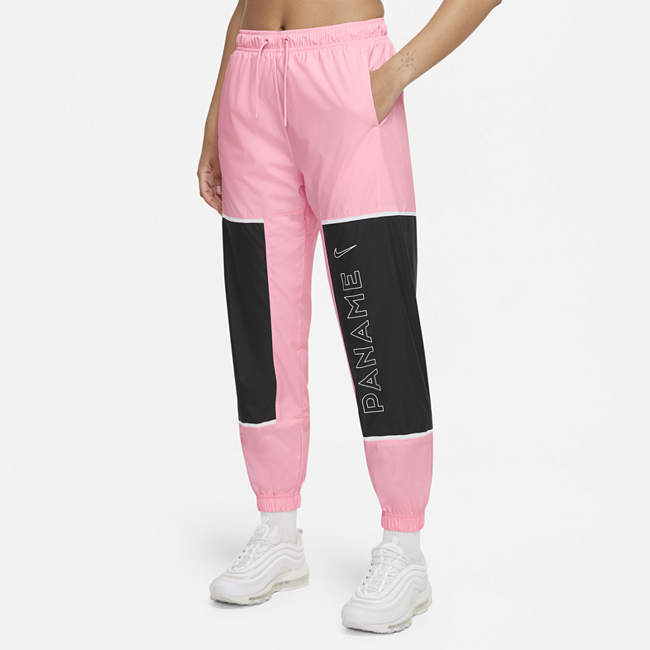 фото Женские футбольные брюки из тканого материала paris saint-germain - розовый