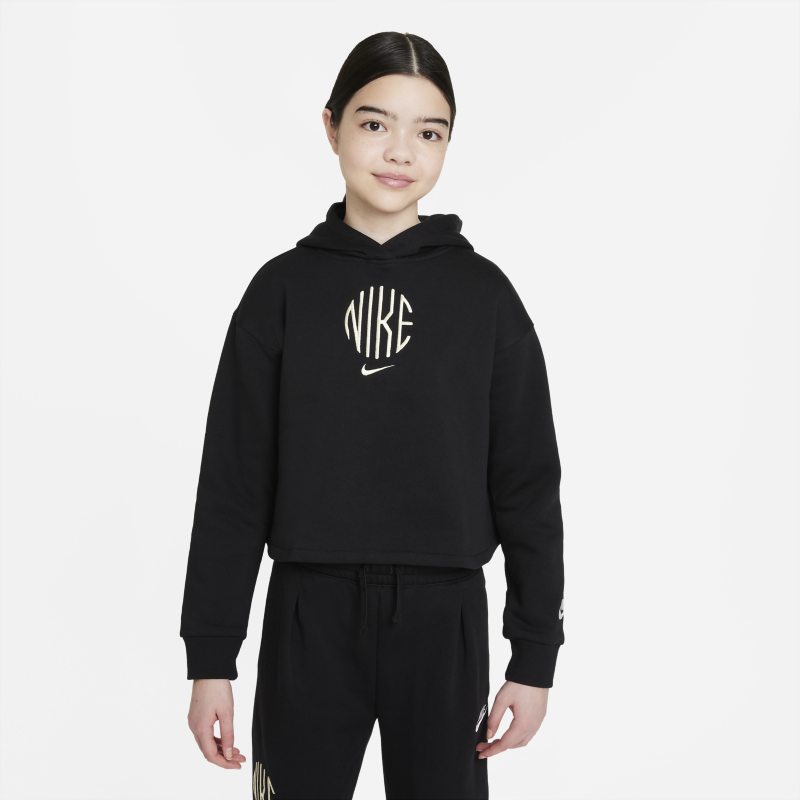 Nike Sportswear Sudadera con capucha de tejido French terry - Niña - Negro