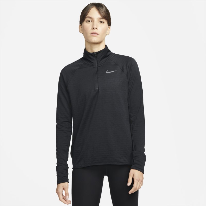 Nike Therma-FIT Camiseta de running de media cremallera - Mujer - Negro