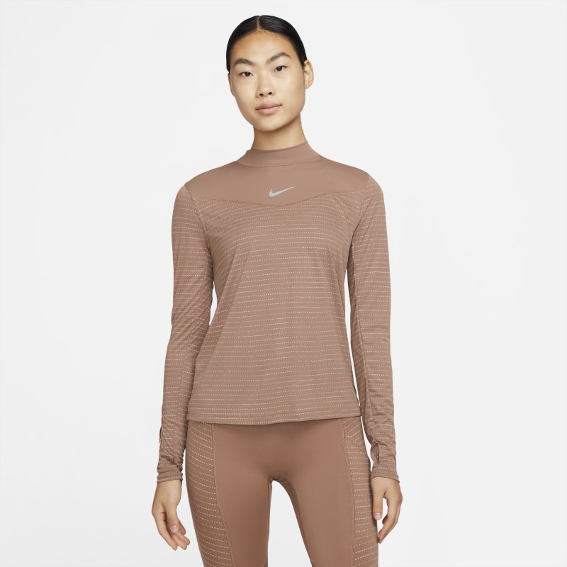 Nike Dri-FIT Run Division Camiseta de running de manga larga - Mujer - Marrón