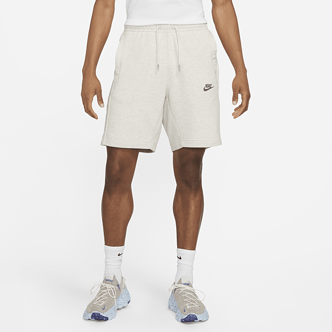 фото Мужские шорты с полуначесом nike sportswear sport essentials+ - серый