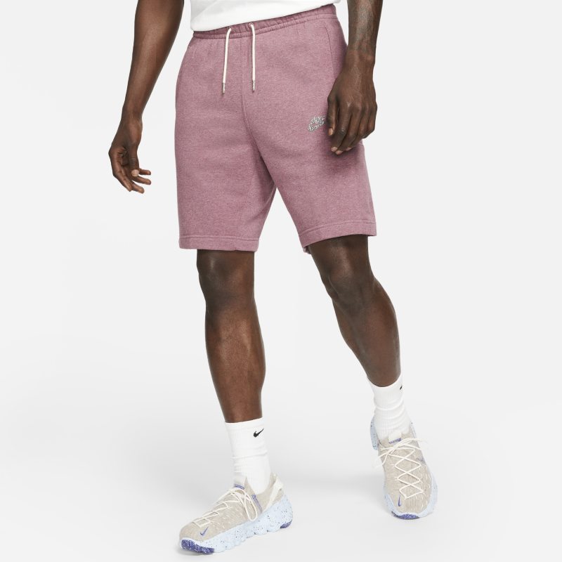 Spodenki z częściowo szczotkowanego materiału Nike Sportswear Sport Essentials+ - Fiolet