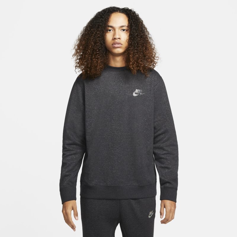 Nike Sportswear Sport Essentials+ Camiseta de cuello redondo semicepillada - Hombre - Negro