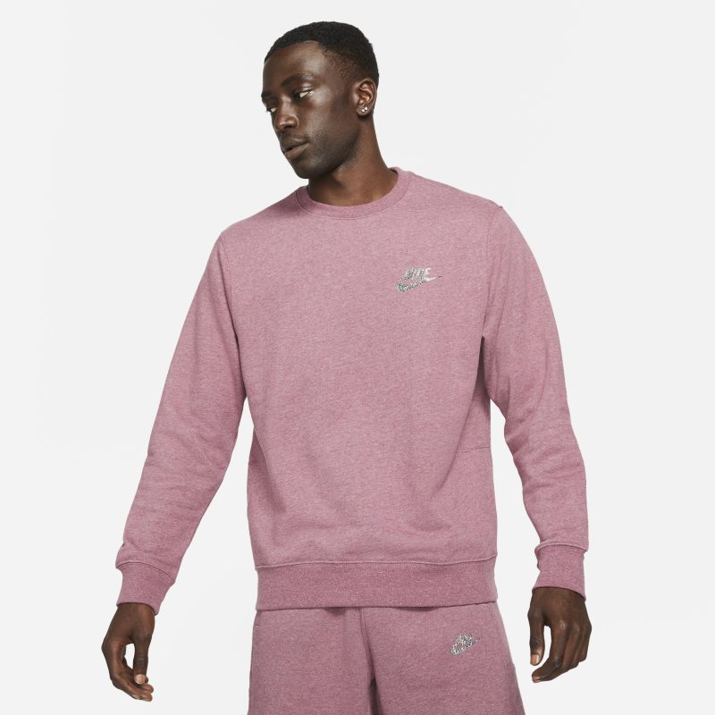 Męska bluza z częściowo szczotkowanego materiału Nike Sportswear Sport Essentials+ - Fiolet
