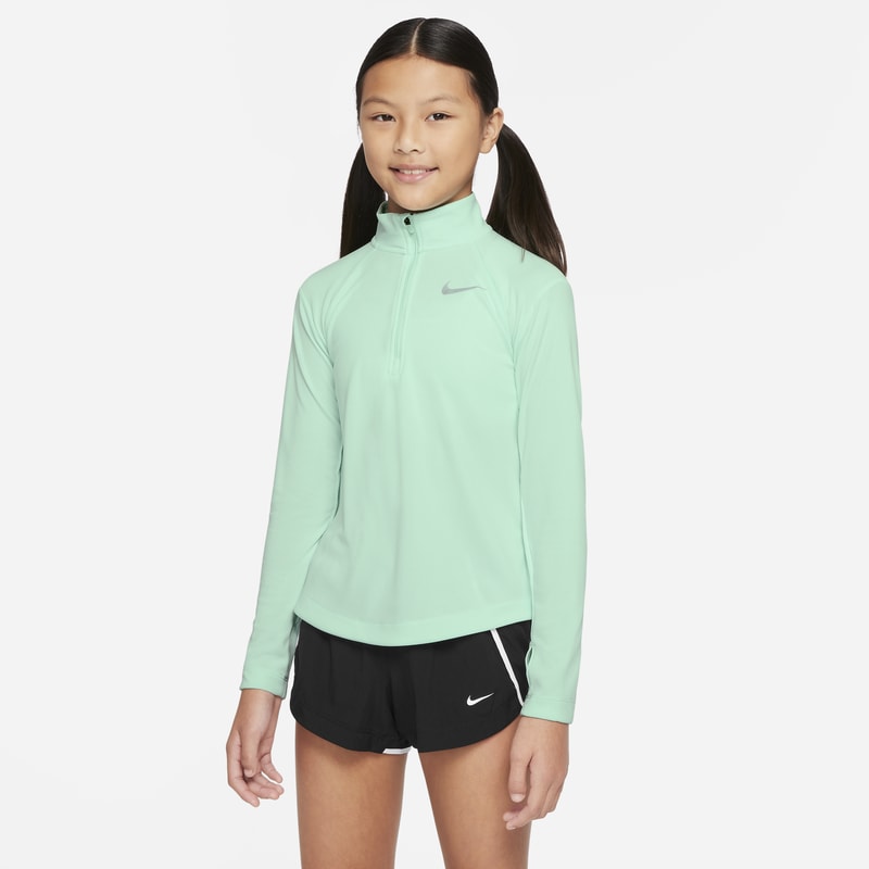 Nike Dri-FIT Camiseta de running de manga larga - Niña - Verde