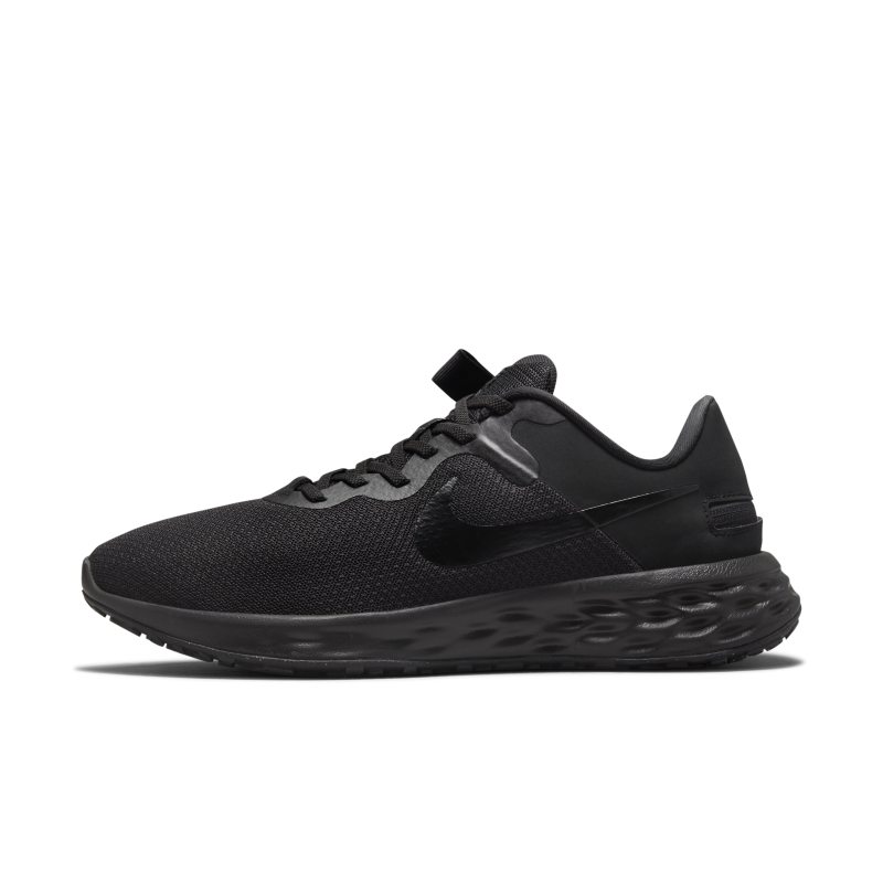 Nike Revolution 6 FlyEase Next Nature Zapatillas de running para asfalto fáciles de poner y quitar (extraanchas) - Hombre - Negro