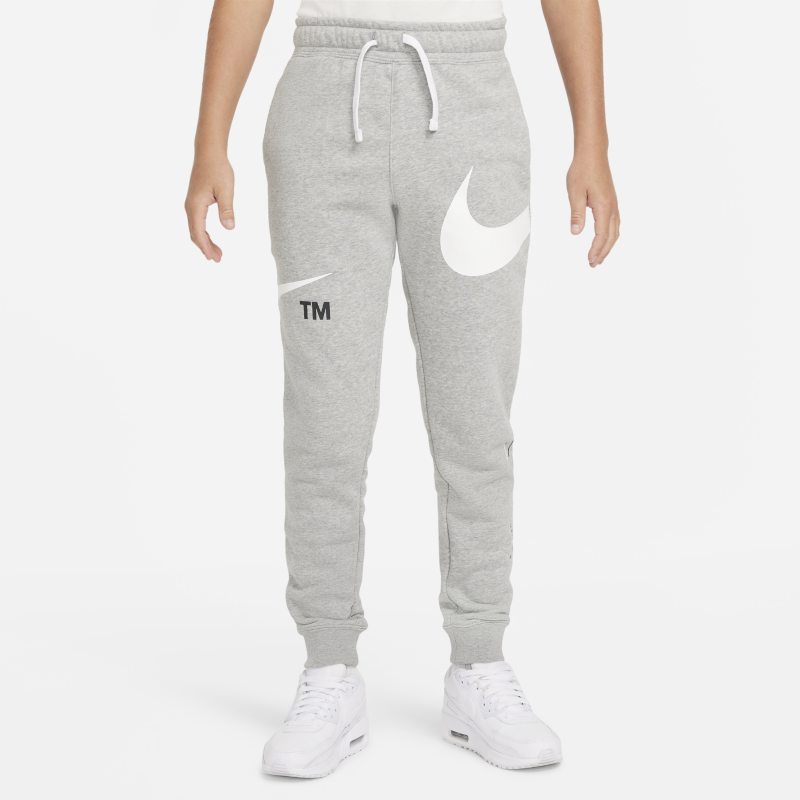 Nike Sportswear Swoosh Pantalón de tejido Fleece - Niño - Gris
